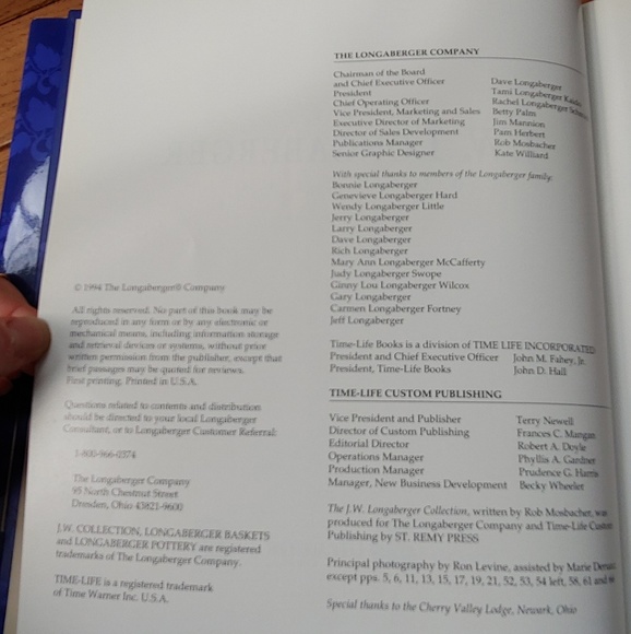 Longaberger Collection Book - Picture 5 of 7